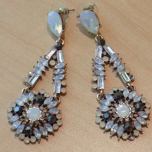 Forever21 Opal Chandelier Earrings